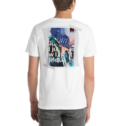 Nothing is more abstarct than reality Bavkside Short-Sleeve Unisex T-Shirt by Design Express