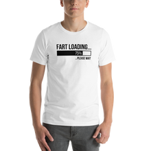 White / XS Fart Loading (Funny) Light Unisex T-Shirt by Design Express