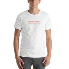 White / XS Volcano Back Short-Sleeve Unisex T-Shirt by Design Express