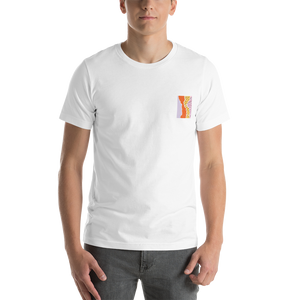 White / XS Surround Yourself with Happiness Back Side Unisex T-Shirt by Design Express