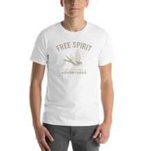 White / XS Free Spirit Short-Sleeve Unisex T-Shirt by Design Express