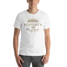 White / XS Explore the Wild Side Unisex T-Shirt by Design Express