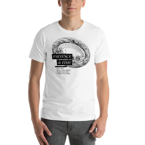 White / XS Patience & Time Unisex T-Shirt by Design Express