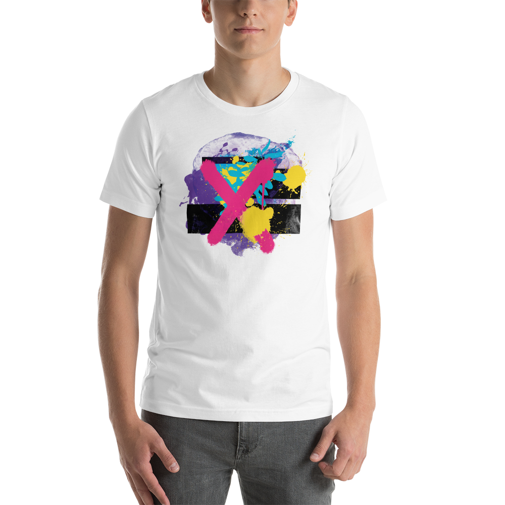 XS Abstract Series 01 Unisex T-shirt White by Design Express