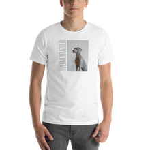 White / XS Weimaraner Unisex T-shirt Front by Design Express