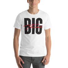 XS Think BIG (Bold Condensed) Short-Sleeve Unisex White T-Shirt by Design Express