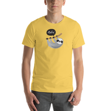 Yellow / S Hola Sloths Short-Sleeve Unisex T-Shirt by Design Express