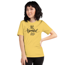 Yellow / S Be Thankful Unisex T-Shirt by Design Express