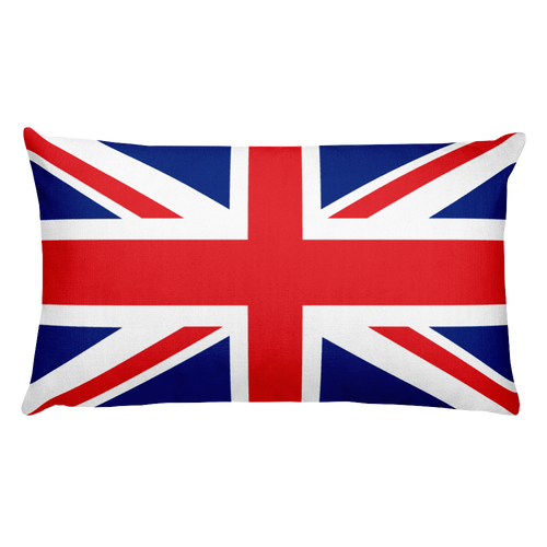 Default Title United Kingdom Flag Allover Print Rectangular Pillow Home by Design Express