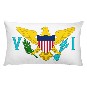 Default Title United States Virgin Islands Flag Allover Print Rectangular Pillow Home by Design Express