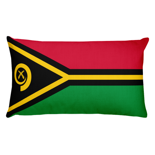 Default Title Vanuatu Flag Allover Print Rectangular Pillow Home by Design Express