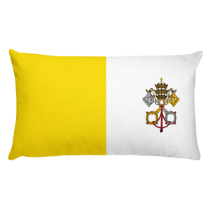 Default Title Vatican City Flag Allover Print Rectangular Pillow Home by Design Express