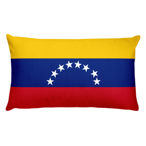 Default Title Venezuela Flag Allover Print Rectangular Pillow Home by Design Express
